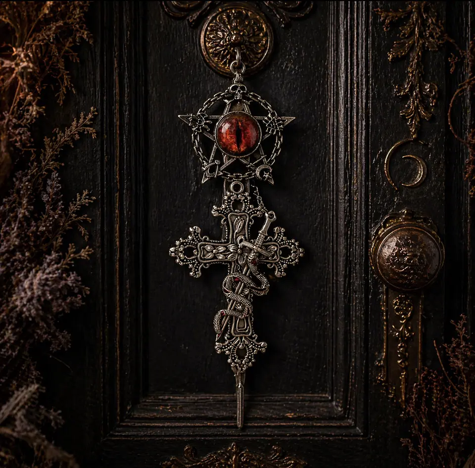 🖤 Poderoso Amuleto de Protección 14 cm 1