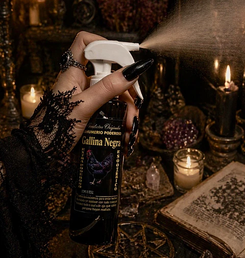 🔥 Sahumerio Líquido Gallina Negra – Descarga Extra Poderosa (250 ml)