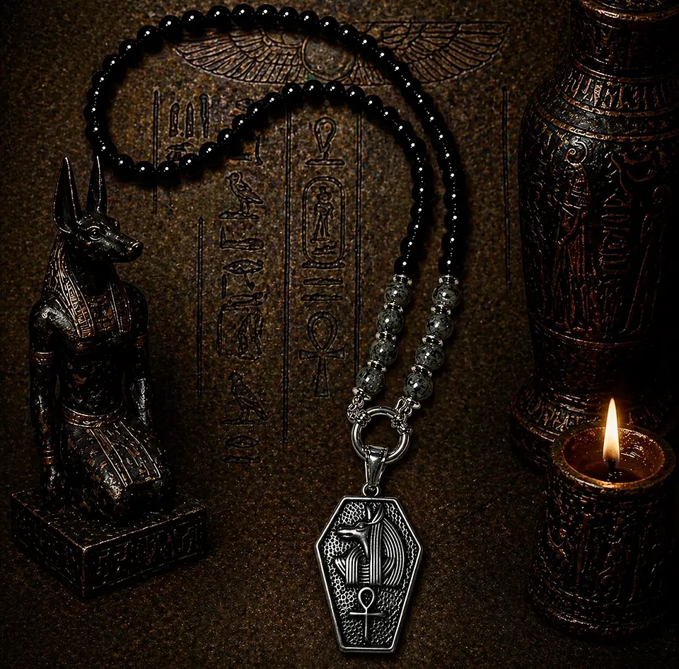 Collar amuleto de Anubis Pieza única 1