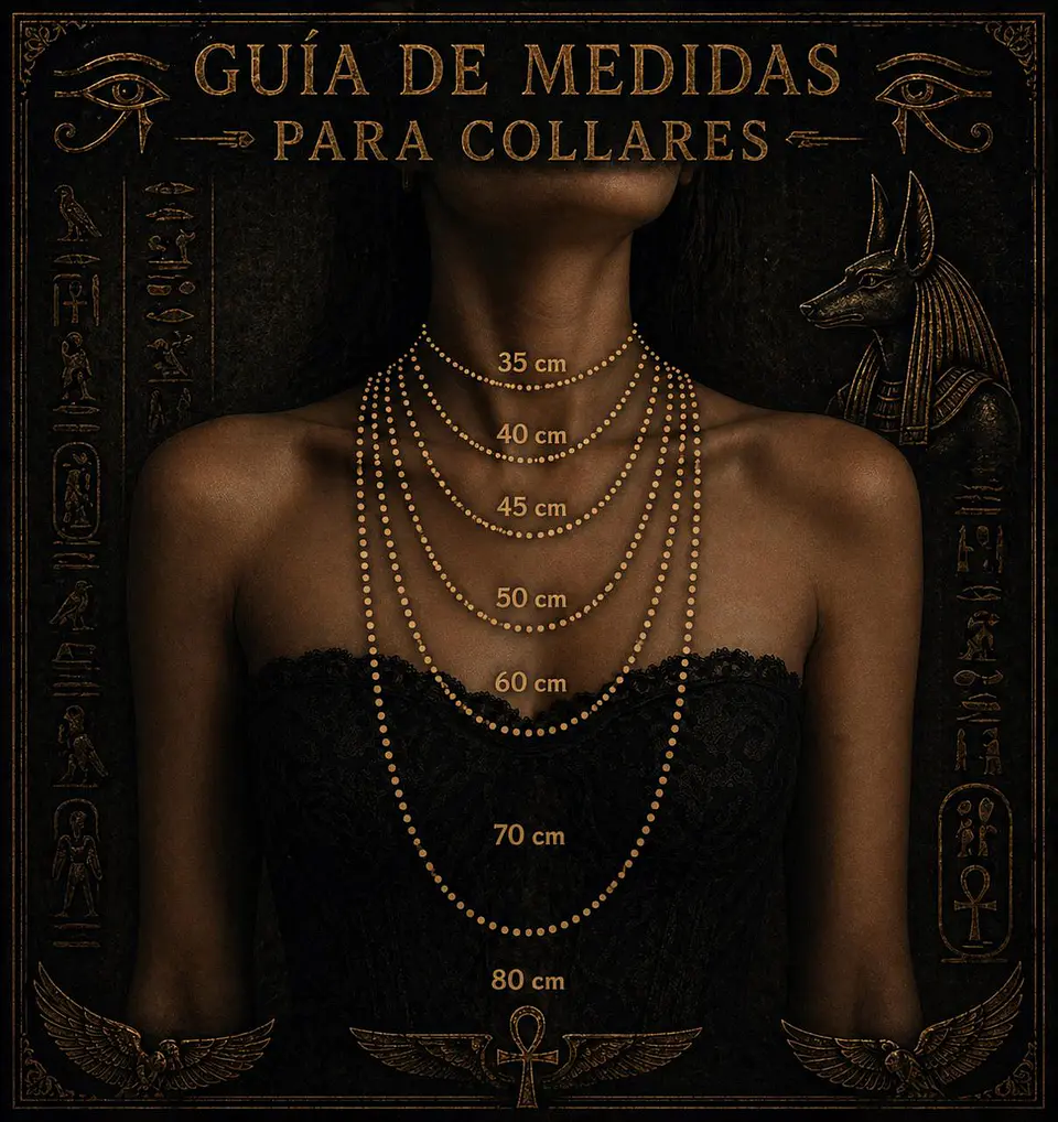 Collar amuleto de Anubis Pieza única 4