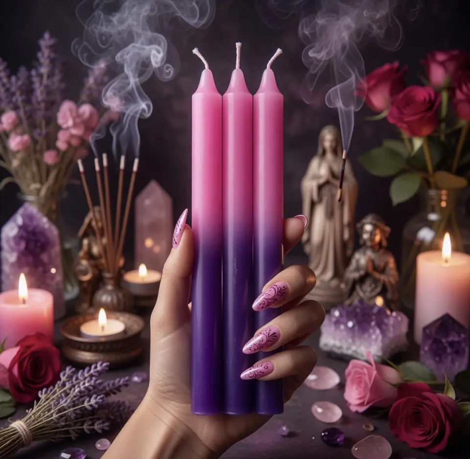 ✨ VELA ADÁN Y EVA ROSADO & CELESTE  1