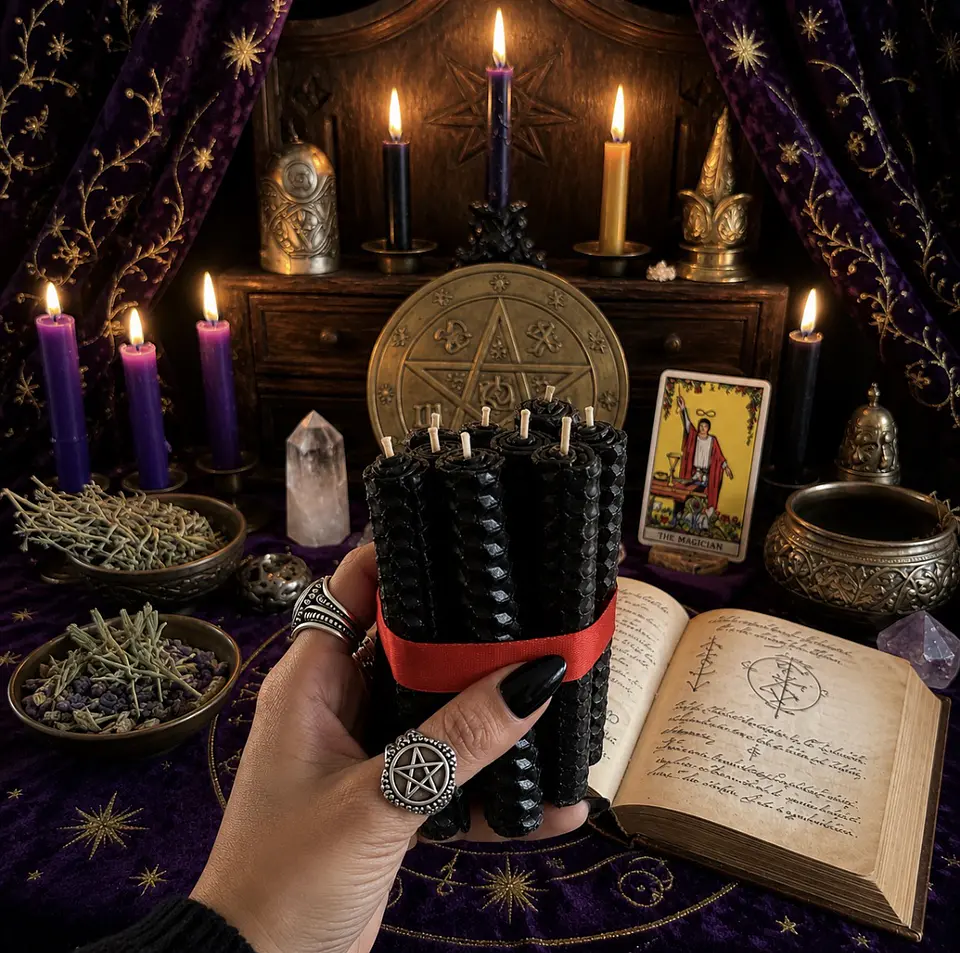 🖤 NOVENA DE VELAS NEGRAS PANAL  1