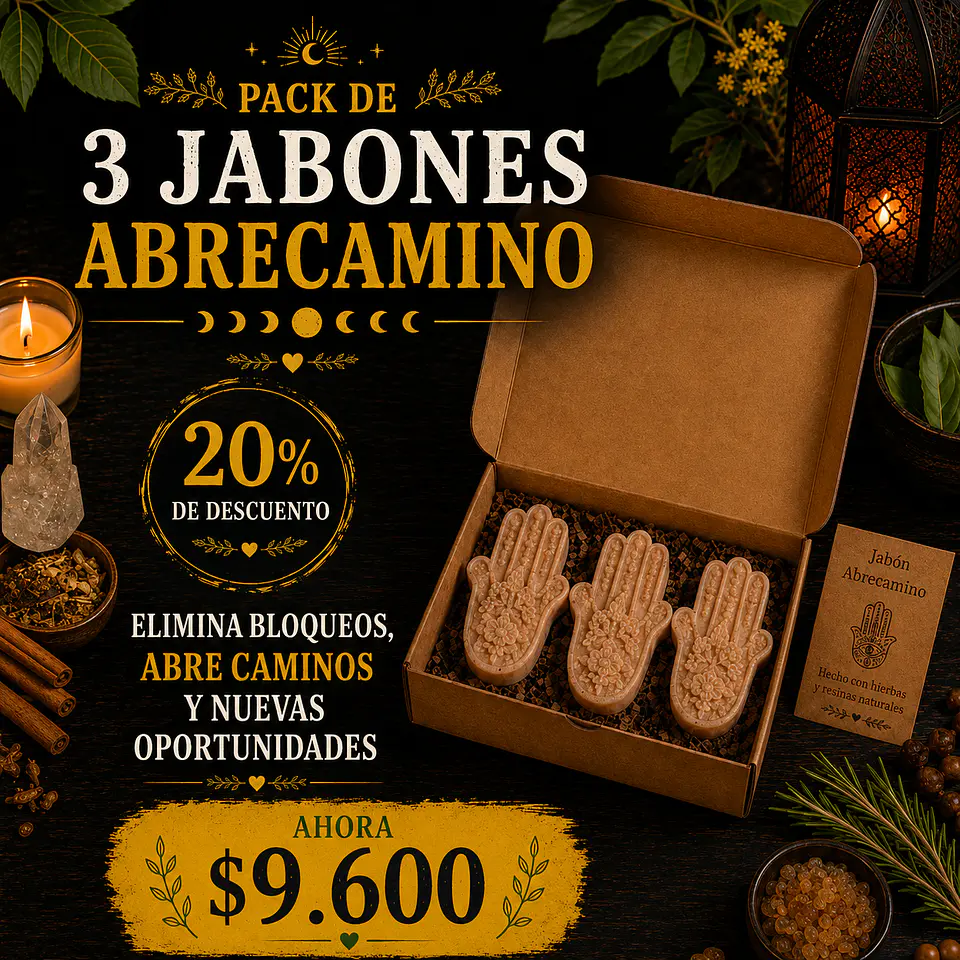 ✨ PACK DE 3 JABONES ABRE CAMINO ✨ 1