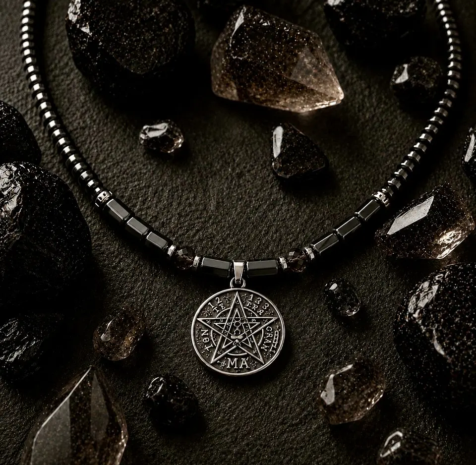 COLLAR TETRAGRAMMATON PIEZA ÚNICA🛡️✨ 1
