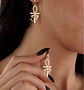 ☥🧿 Aros Cruz Ankh y Ojo de Horus  - Miniatura 2