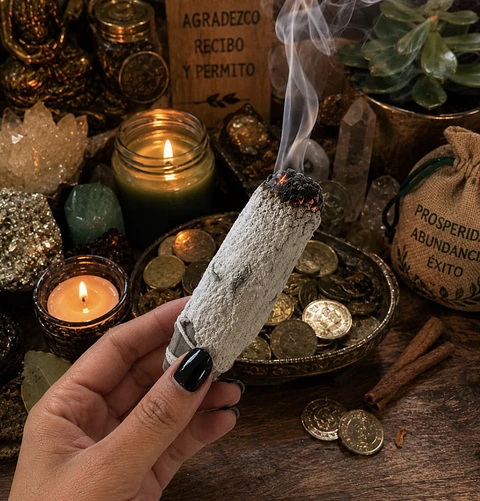 ✨ Sahúmo de Yagra Blanca y Olíbano – Éxito y Abundancia ✨