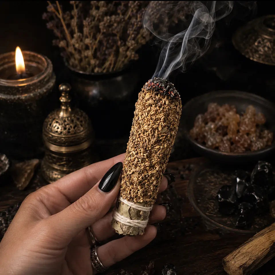 ✨ Sahúmo de Mirra y Palo Santo 10 cm ✨ 1