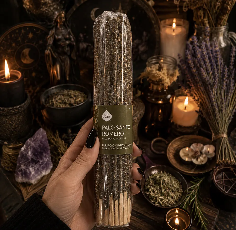 ✨ Sahumerio Artesanal de Palo Santo y Romero 20 varillas gruesas 2