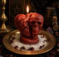 ❤️🕯️ Vela Ritual Corazón, Calavera y Serpiente - Miniatura 1
