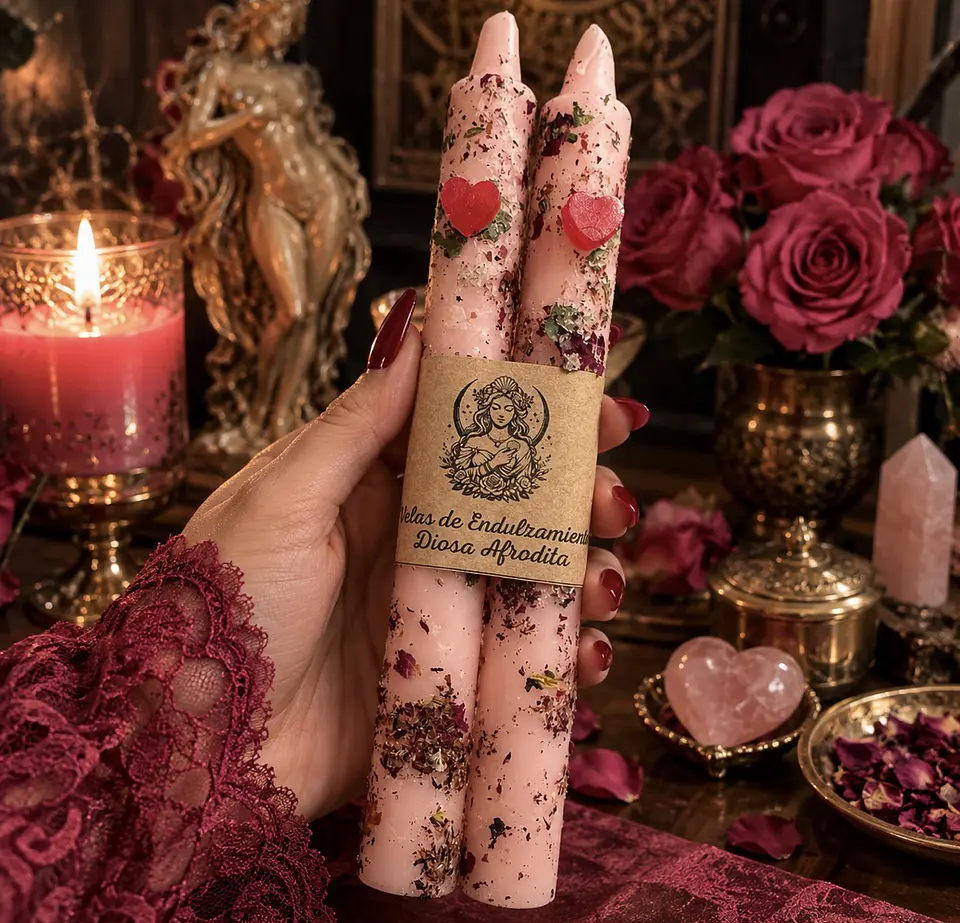 🌹 Velas de Endulzamiento • Colección Afrodita 🌹 1