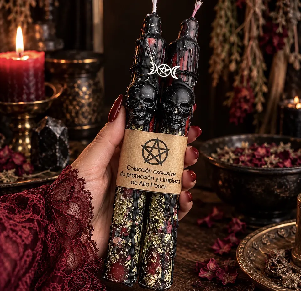 🖤 PACK 2 VELAS ROJAS — LIMPIEZA EXTREMA 🖤 1