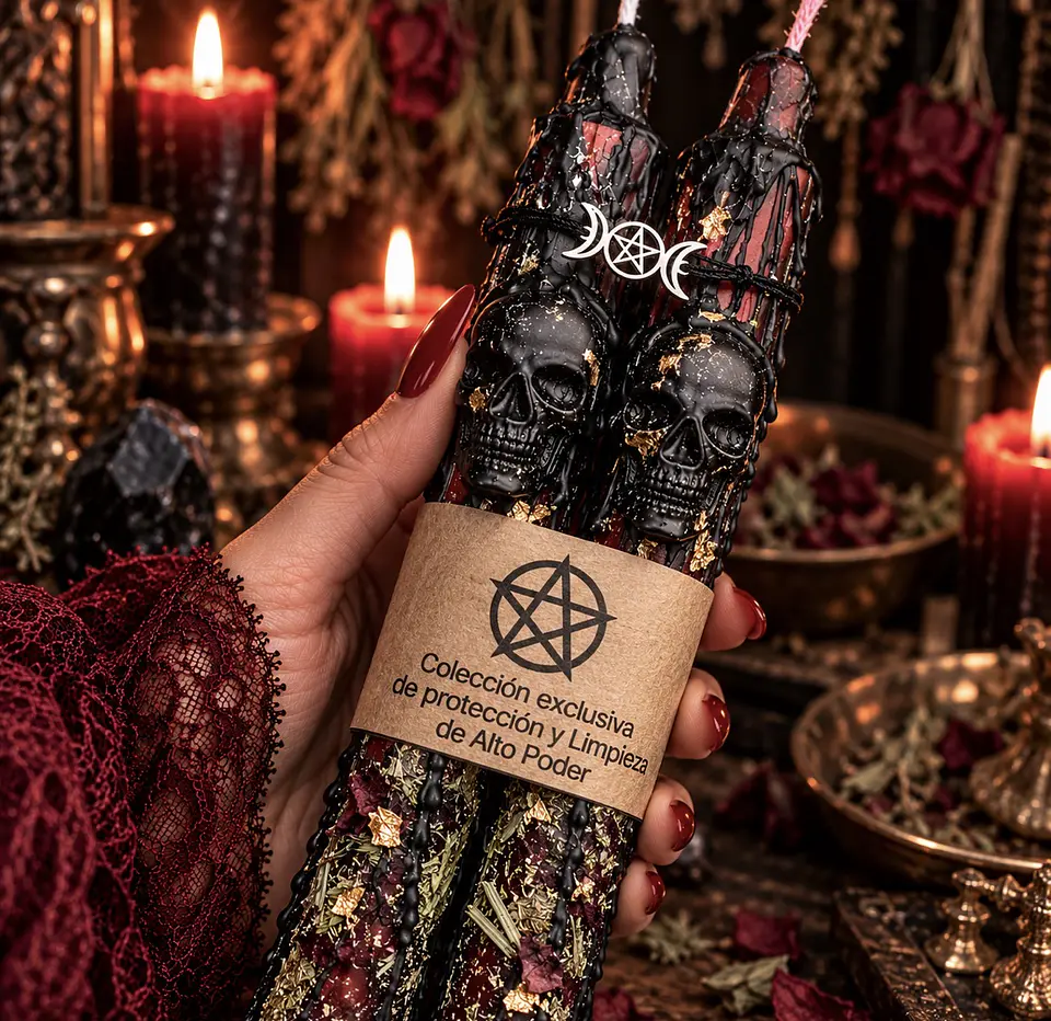 🖤 PACK 2 VELAS ROJAS — LIMPIEZA EXTREMA 🖤 2