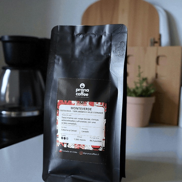 Café de Especialidad Monte Verde, Costa Rica 100% Arábica - 100grs en Grano 2