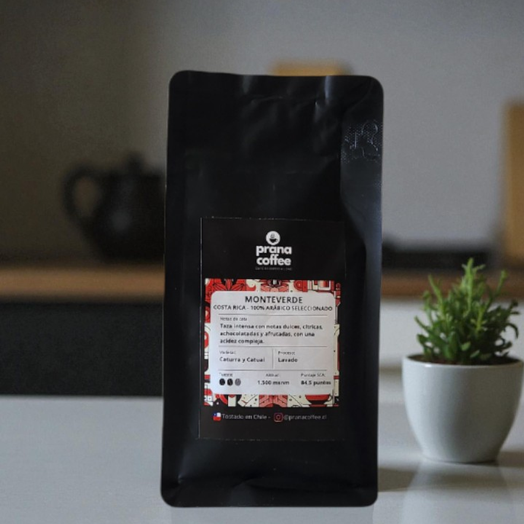 Café de Especialidad Monte Verde, Costa Rica 100% Arábica - 100grs en Grano 1