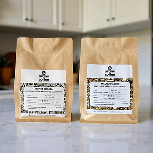 Pack Esencia - 2 bolsas Café de Especialidad 250grs Colombia - Perú