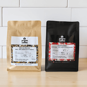 Pack Encuentro - 2 bolsas Café de Especialidad 250grs - Perú - Costa Rica
