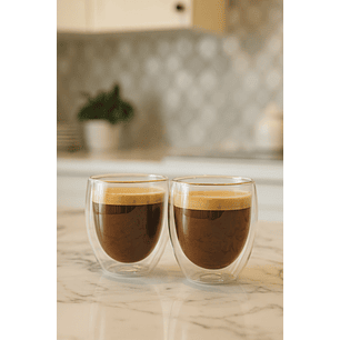 Set 2 vasos doble pared Palermo