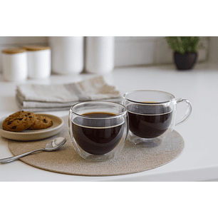 Set 2 vasos doble pared Toscana