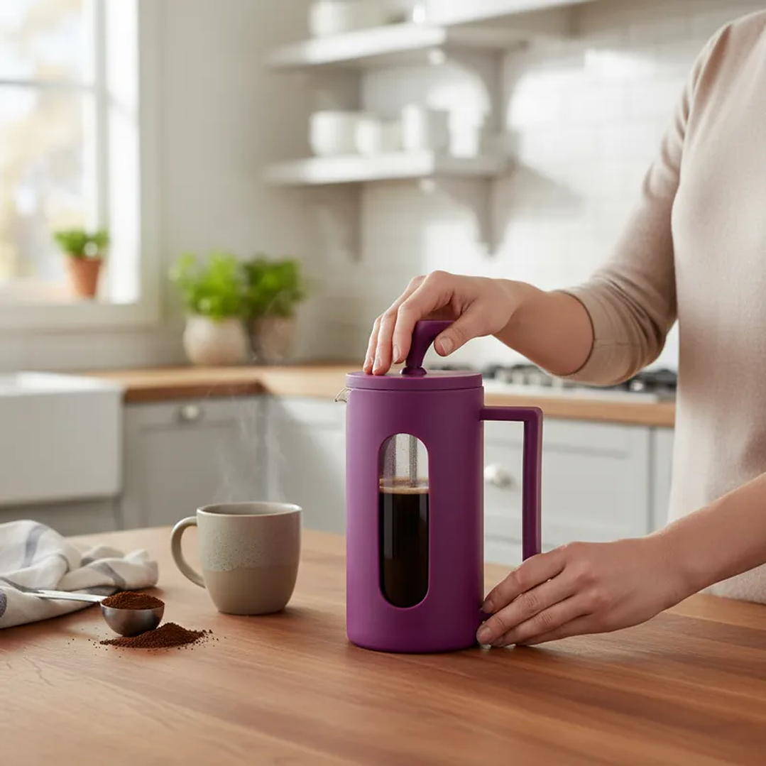 Prensa Francesa Roma Berenjena 350ml 3