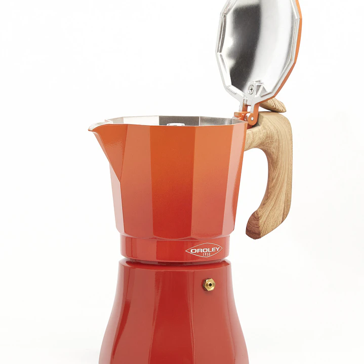 Cafetera Petra 9 tazas color Naranja 3