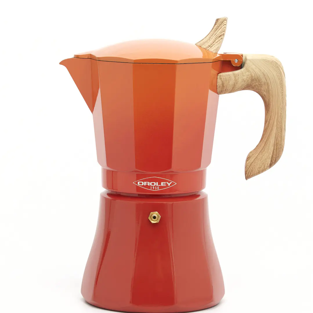 Cafetera Petra 9 tazas color Naranja 2