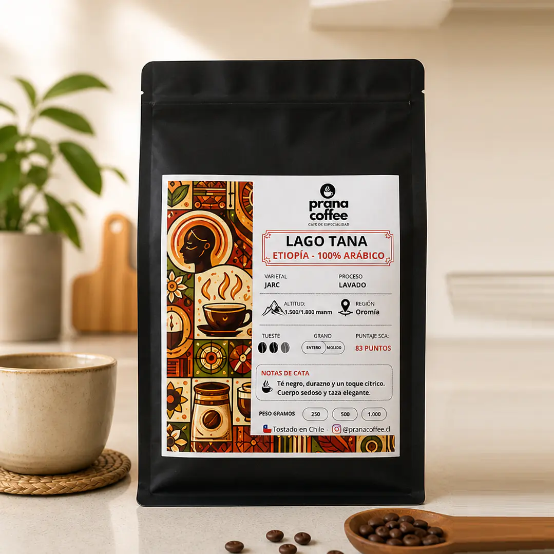 Café de Especialidad Lago Tana, Etiopía 100% Arábica - 500gramos 1