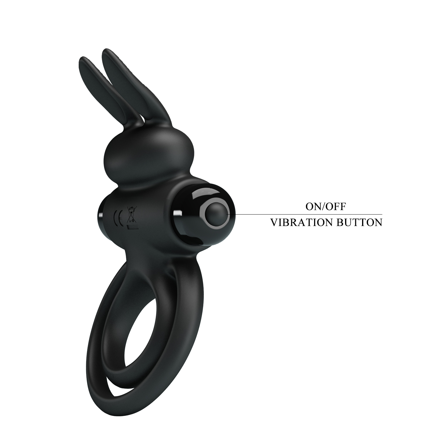 Anillo Vibrador Rabbit IIII Black  3