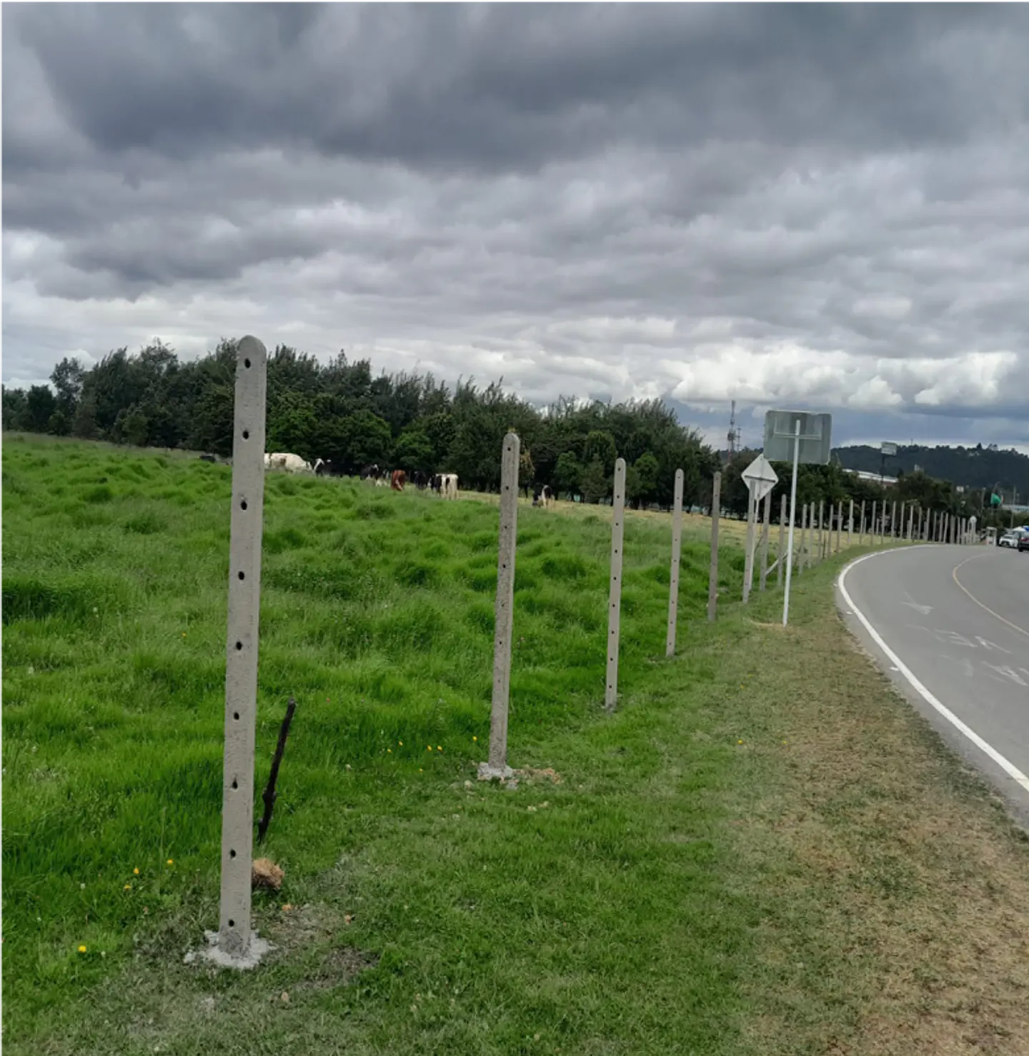 Poste de Concreto Para Cerramiento Recto 2.50 Metros  1