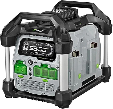 EGO Power+ - Generador eléctrico portátil PST3040 Nexus para interiores y exteriores, 3000W , batería no incluida, color plateado