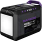 MARBERO Generador solar para camping, estación de energía portátil de 88 Wh, generador de pico de 120 W con panel solar incluido 21 W, CA, CC, USB QC3.0, linterna LED para exterior... - Miniatura 4