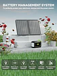 MARBERO Generador solar para camping, estación de energía portátil de 88 Wh, generador de pico de 120 W con panel solar incluido 21 W, CA, CC, USB QC3.0, linterna LED para exterior... - Miniatura 13