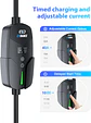 Cargador EV de nivel 2 (40 amperios, 240 V, NEMA 14-50P), estaciones de carga de vehículos eléctricos portátiles cargador EV con cable de carga de 28 pies cargadores EV para el hog... - thumbnail 5