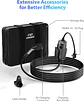 Cargador EV de nivel 2 (40 amperios, 240 V, NEMA 14-50P), estaciones de carga de vehículos eléctricos portátiles cargador EV con cable de carga de 28 pies cargadores EV para el hog... - thumbnail 9