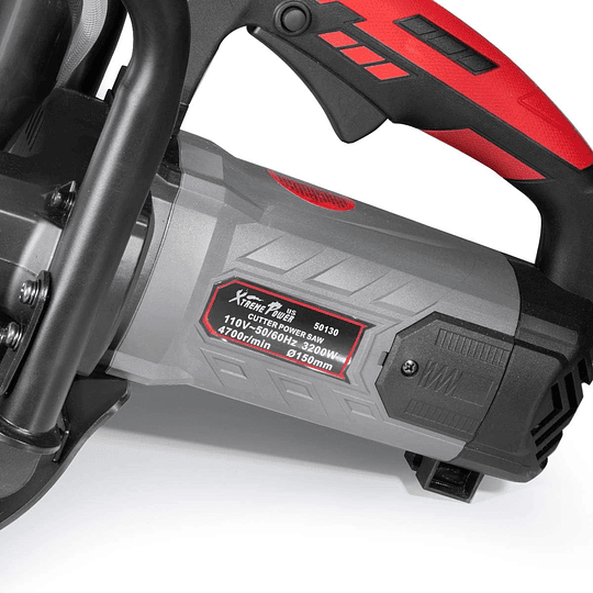 XtremepowerUS Sierra de demostración circular del cortador del disco de la energía eléctrica 3200W para el rodillo de guía de hormigón mojado/seco cortado, 16"