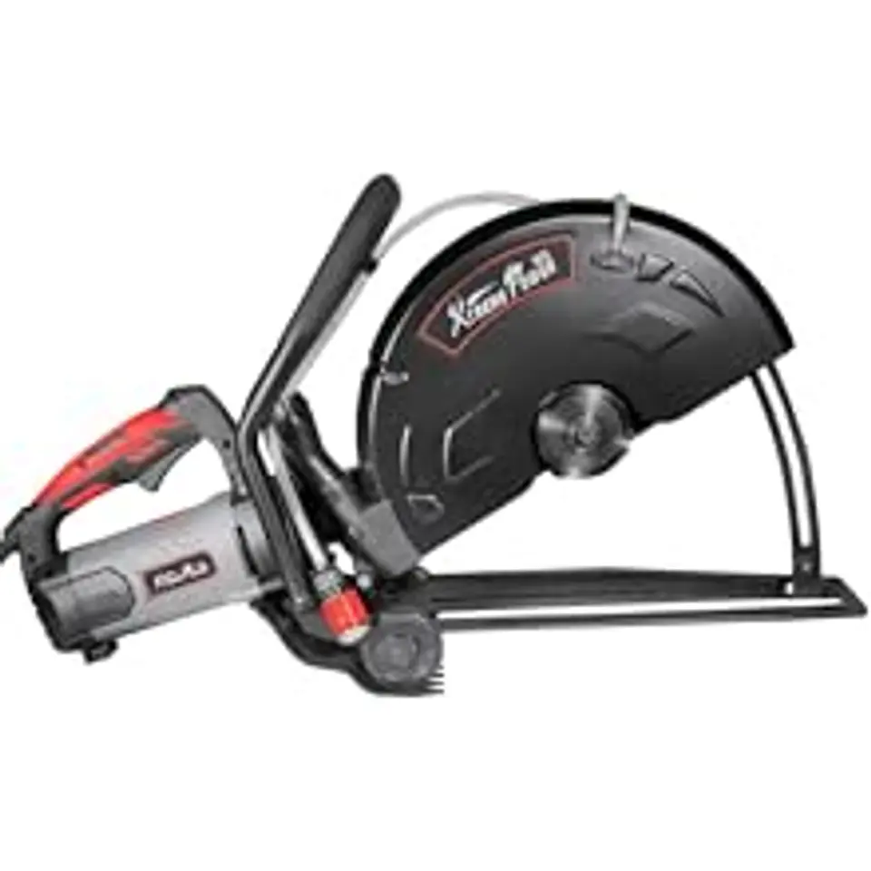 XtremepowerUS Sierra de demostración circular del cortador del disco de la energía eléctrica 3200W para el rodillo de guía de hormigón mojado/seco cortado, 16" 12