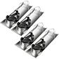 VEVOR Rodilleras de hormigón deslizante de 28 x 8 pulgadas, de acero inoxidable, par de deslizadores móviles con rodilleras de hormigón y correas para tablero para acabado de concr... - thumbnail 2