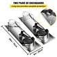VEVOR Rodilleras de hormigón deslizante de 28 x 8 pulgadas, de acero inoxidable, par de deslizadores móviles con rodilleras de hormigón y correas para tablero para acabado de concr... - thumbnail 13