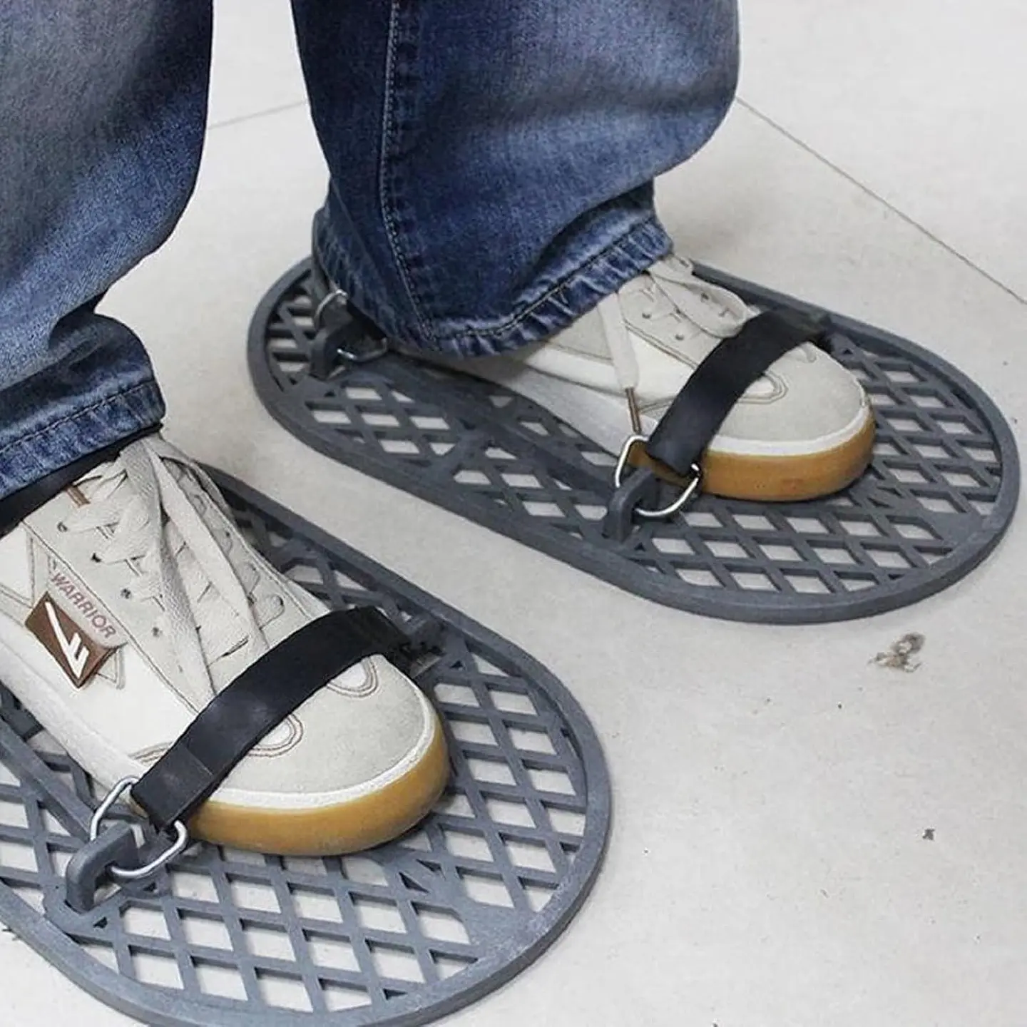 Acabado de zapatos de hormigón para rodillas, modelo universal, construcción de piso, deslizadores y rodilleras 2