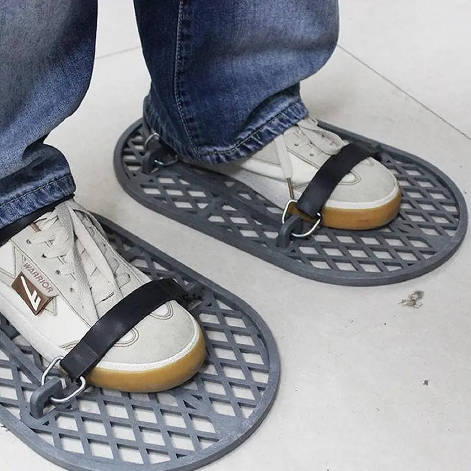 Acabado de zapatos de hormigón para rodillas, modelo universal, construcción de piso, deslizadores y rodilleras 2