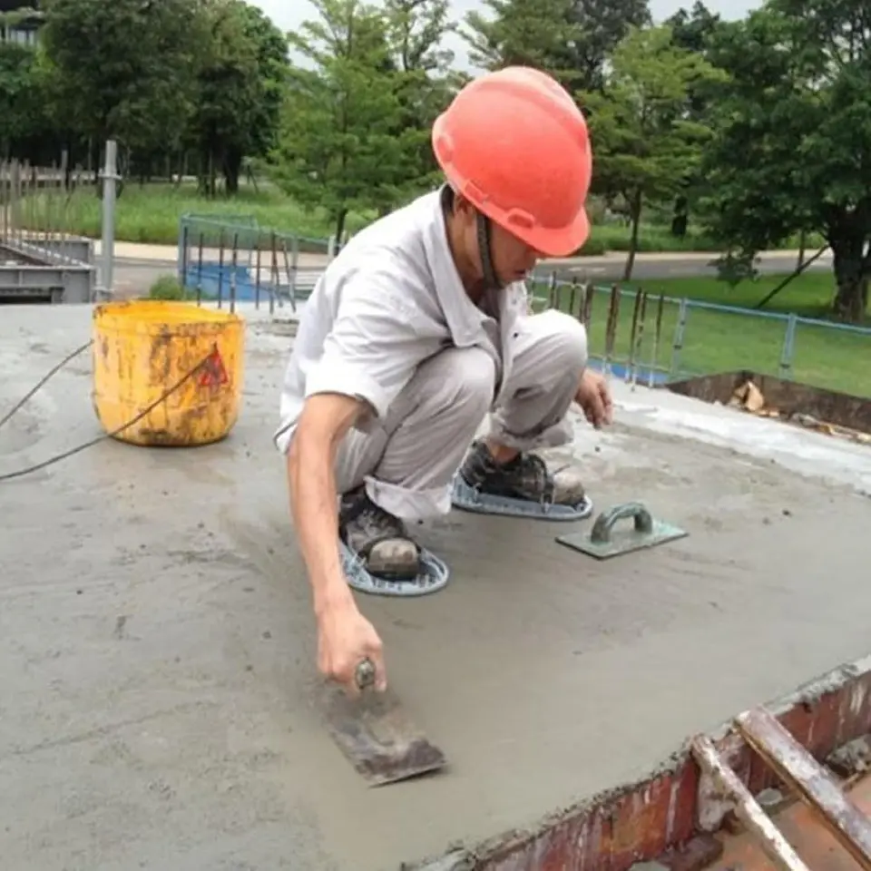 Acabado de zapatos de hormigón para rodillas, modelo universal, construcción de piso, deslizadores y rodilleras 4