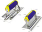 Juego de herramientas de hormigón, 3 piezas de acero inoxidable llana de acabado plano (11" x 4") más bordeadora de hormigón (6" x 3", 1/2" R) y Groover (6... - Miniatura 3