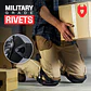 NoCry Rodilleras profesionales para trabajo; de jardinería y construcción, unisex, con almohadilla gruesa de gel, correas dobles y clips ajustables, tácticas, resistentes, industri... - thumbnail 17