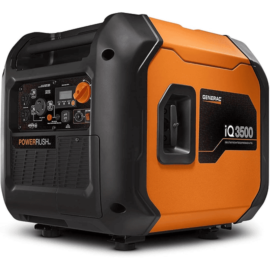 Generac 8251 GP2500i - Generador inversor portátil a gas de 2,500 vatios - Diseño compacto y ligero - Produce energía limpia y estable - Tecnología COsense