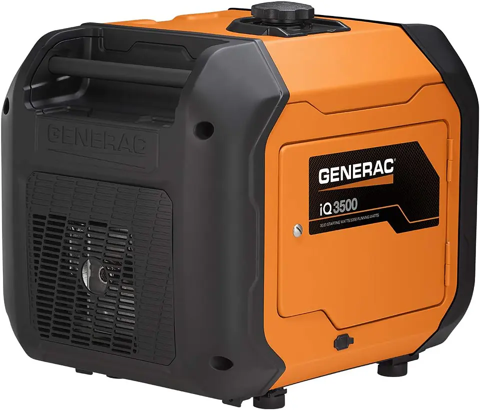 Generac 8251 GP2500i - Generador inversor portátil a gas de 2,500 vatios - Diseño compacto y ligero - Produce energía limpia y estable - Tecnología COsense 7