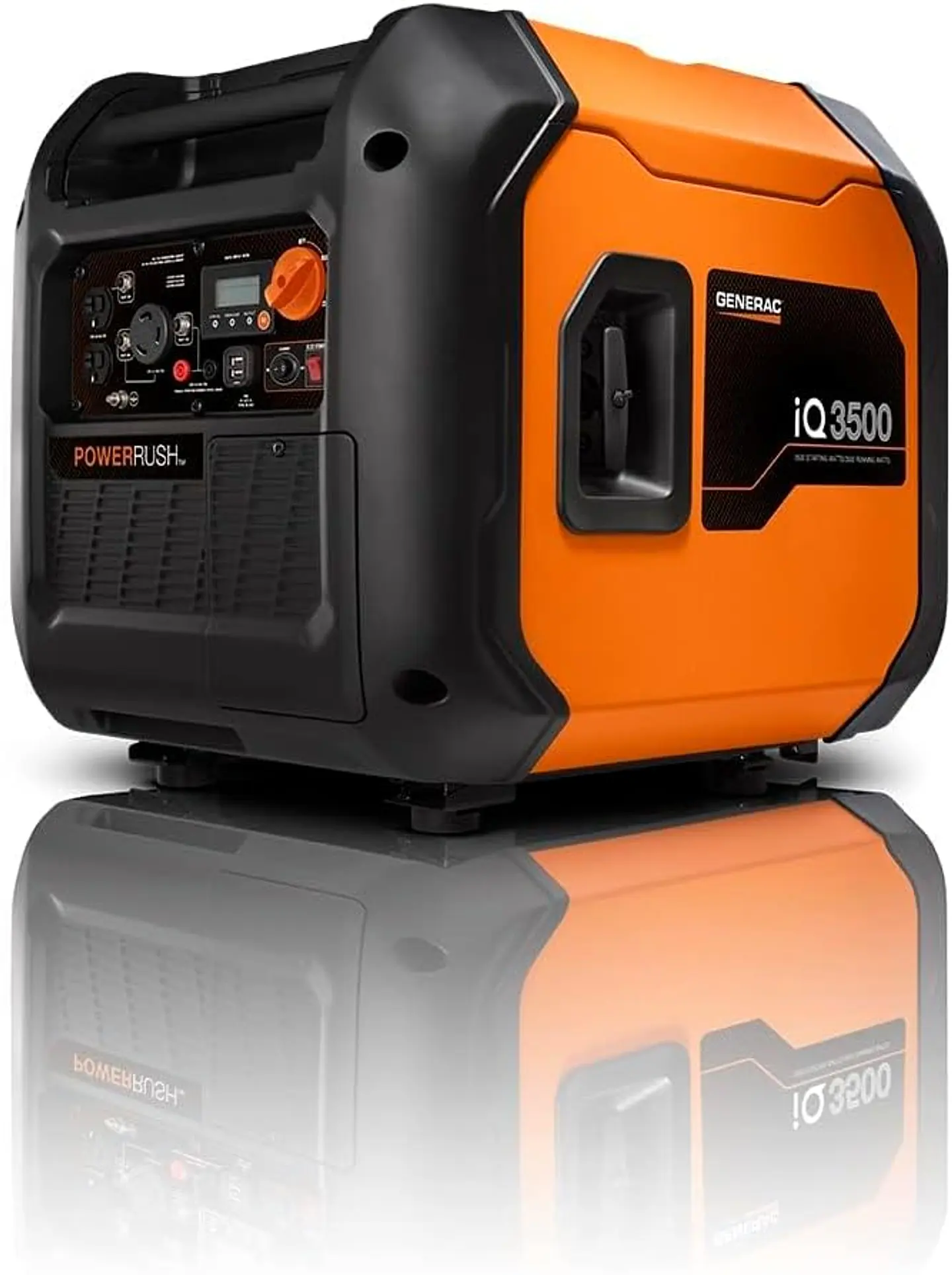 Generac 8251 GP2500i - Generador inversor portátil a gas de 2,500 vatios - Diseño compacto y ligero - Produce energía limpia y estable - Tecnología COsense 15