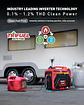 ERAYAK Generador inversor portátil de 4500 W de triple combustible para uso doméstico, para acampar al aire libre, respaldo de energía de emergencia al aire libre, interruptor de t... - thumbnail 3