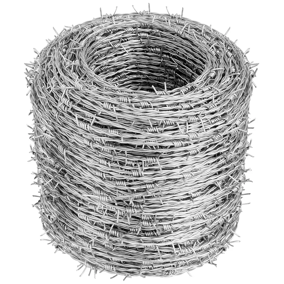 Alambre de puas, para cerca. Ideal para cerramientos de fincas y lotes. Calibre 14. Rollo de 500 mts 1