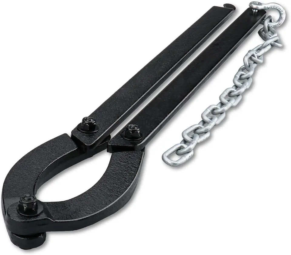 Herramienta de estiramiento y apriete de vallas, tensor de alambre de púas diseñado para restauración y reparación de cercas, herramienta de reparación de valla resistente y robust... 2