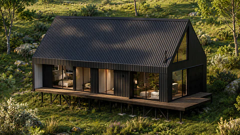 Refugio 120 — Kit de paneles SIP para armar 120m² - 3D+3B