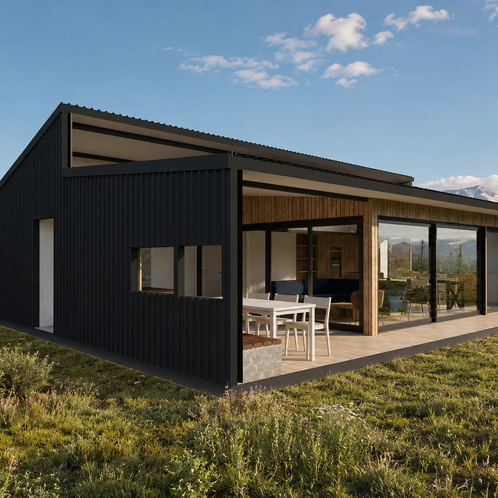 Prefabricasa 95 Kit de paneles SIP para armar 95m² - 3D + 2B 1